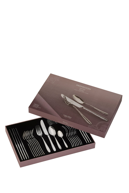 Monsoon Mirage 32 Piece Stainless Steel Cutlery Gift Box Set